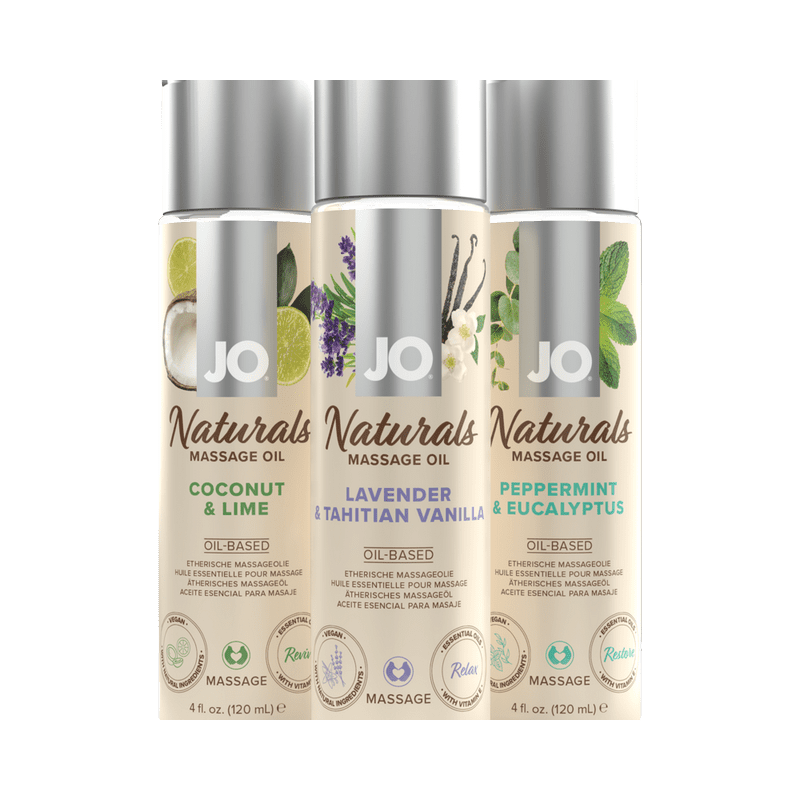 JO® Naturals Massage Oil
